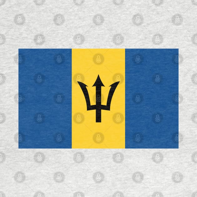 Flag of Barbados by COUNTRY FLAGS